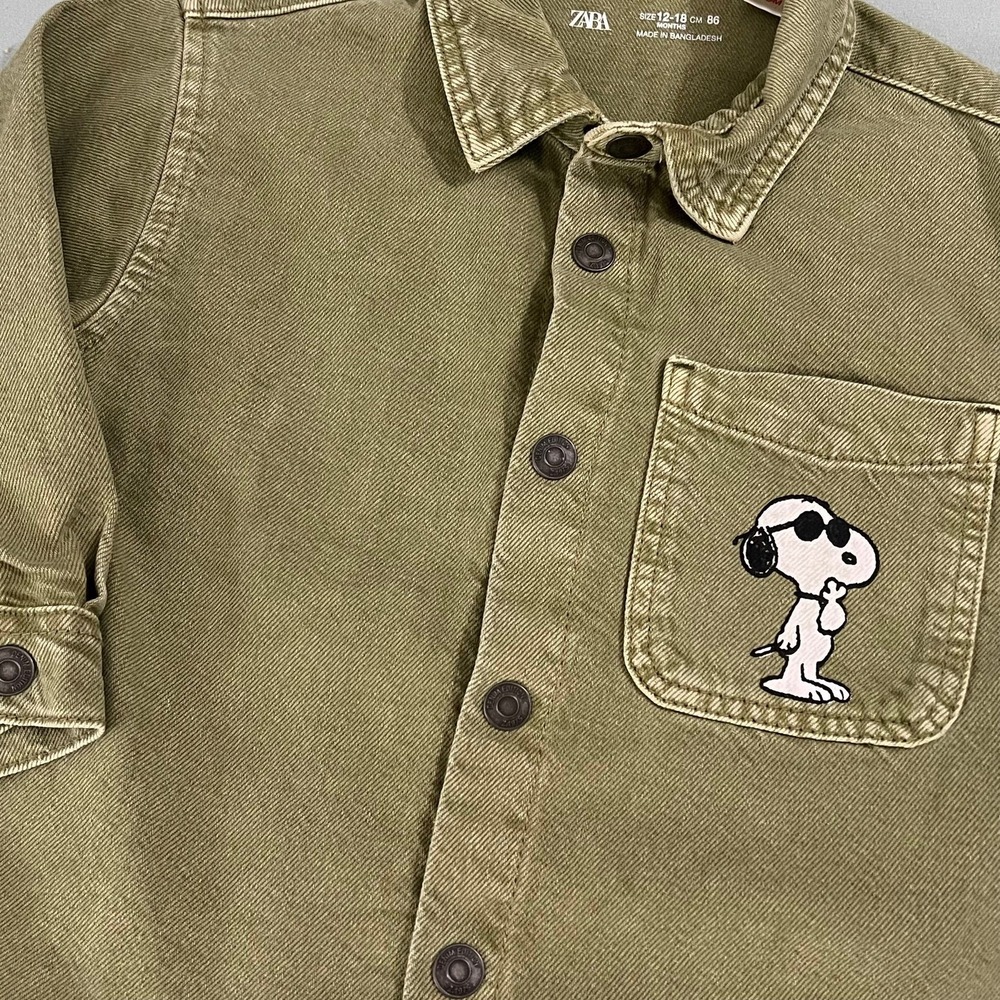 Zara Snoopy Peanuts Jacket *best a 2T - Picture 4 of 6